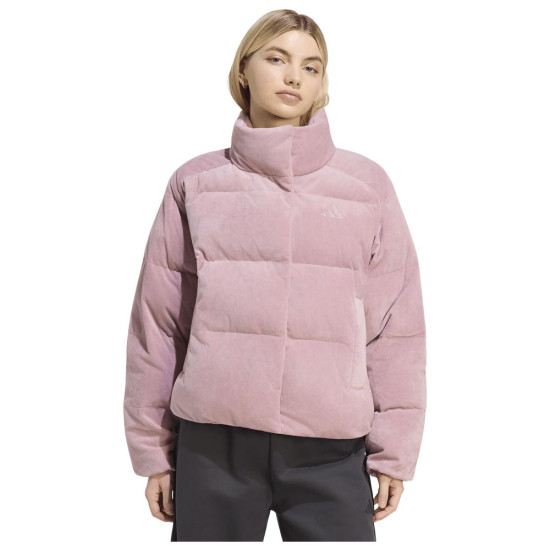 Adidas Γυναικείο μπουφάν Helionic Down Puffer Velour Jacket